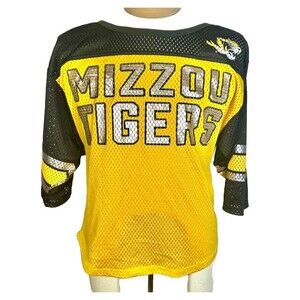 Y2K University Of Missouri Mizzou Mesh Football Jersey